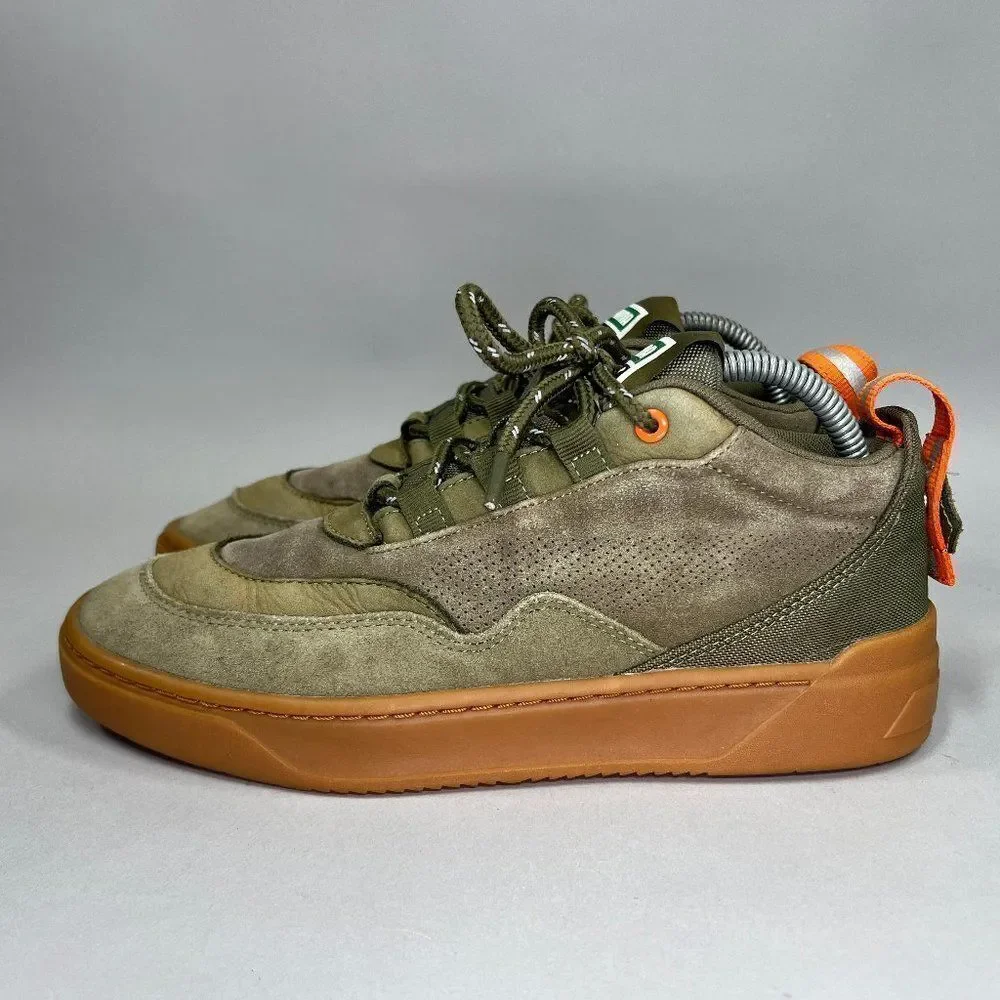 Puma Shoes Women's Size 7‎ Cali Zero Demi Army Green Sneakers